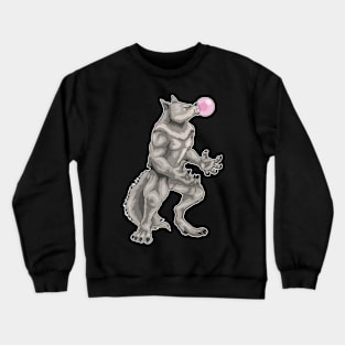 Werewolf Halloween Chewing gum Crewneck Sweatshirt